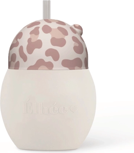ÉLHÉE vaso de aprendizaje con pajita Coconut 240 ml Graouu Pink