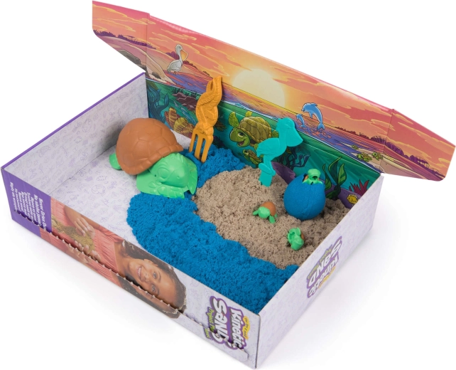Crea una costa de tortugas