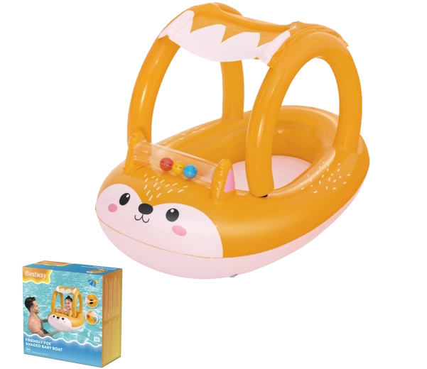 Barca inflable Bestway Friendly Fox para niños con toldo