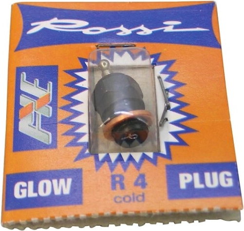 Bujía incandescente Rossi R4 cold para motores de 6–10 ccm