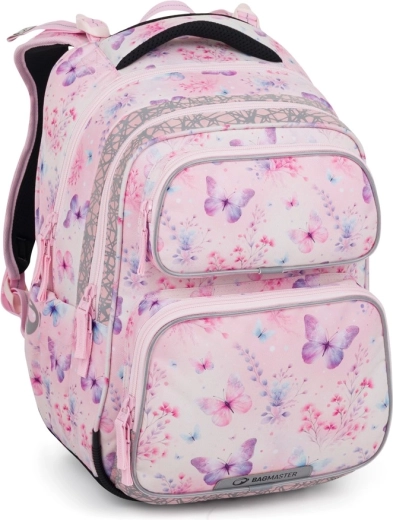 Mochila escolar Bagmaster mariposas
