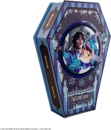 Lujoso diseño en forma de ataúd para fans de WEDNESDAY