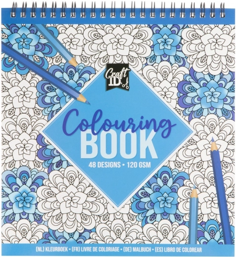Libro para colorear Azul 21x20 cm