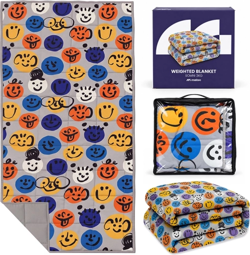 Manta lastrada infantil SOMNI 3 kg 150 × 100 cm