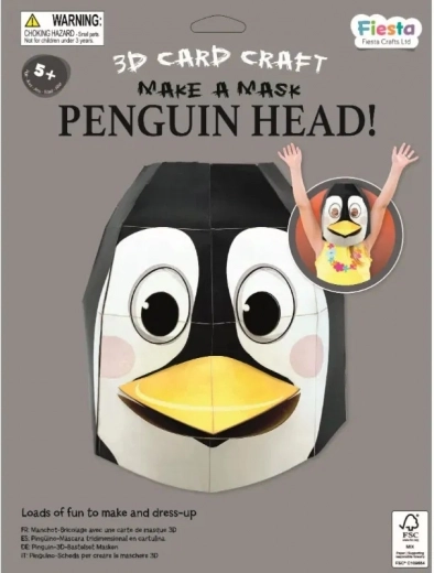 Fiesta Crafts Kit creativo Máscara 3D Pingüino