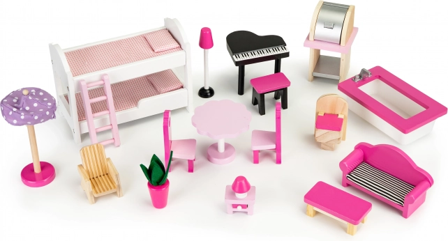 16 piezas de muebles de madera