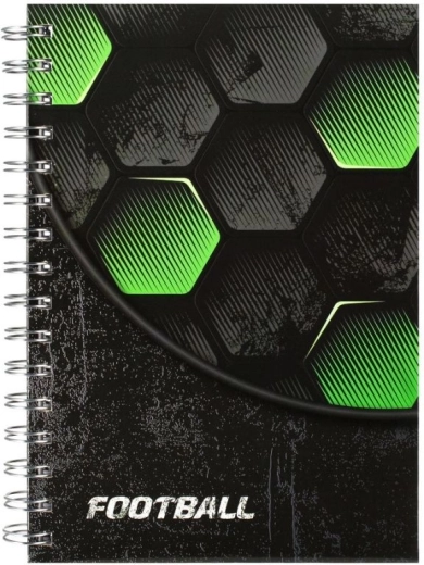 Cuaderno de espiral A5 fútbol