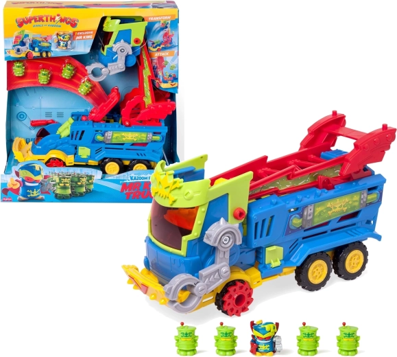 SuperThings Mr King Truck – camión de combate con figura