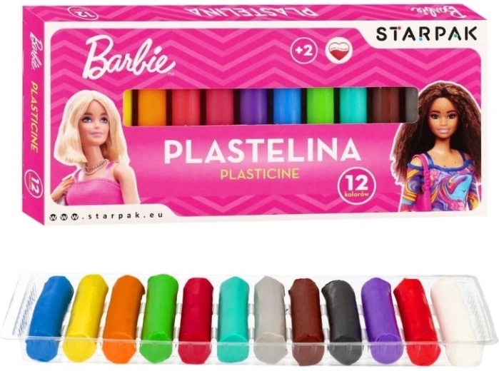 Plastilina Barbie 12 colores