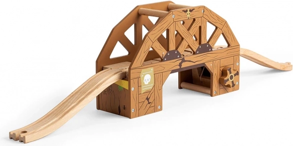 Bigjigs Rail Puente levadizo de madera para trenes