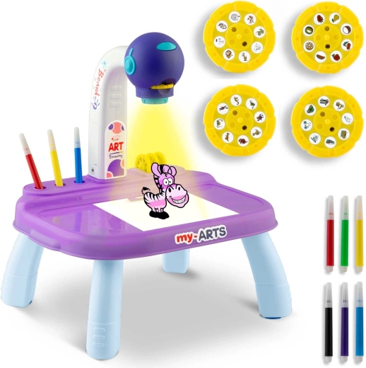 Proyector infantil para dibujar Ricokids – morado