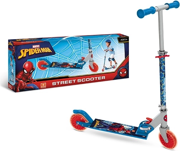 Patinete infantil plegable MARVEL SPIDER-MAN con manillar ajustable