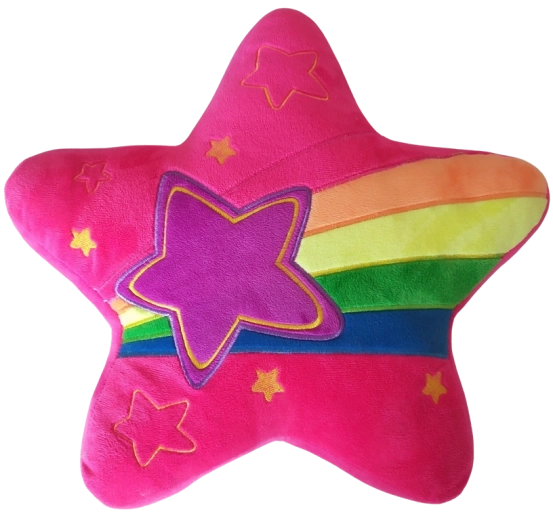 Cojín con forma de estrella de 38 cm