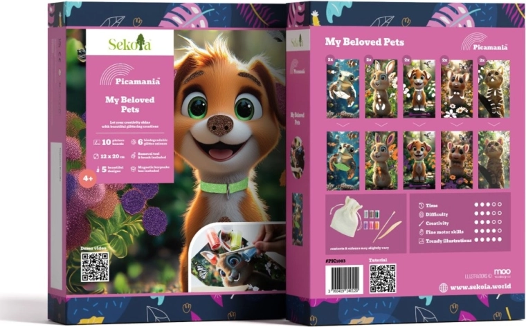 10 imágenes con purpurina de mascotas