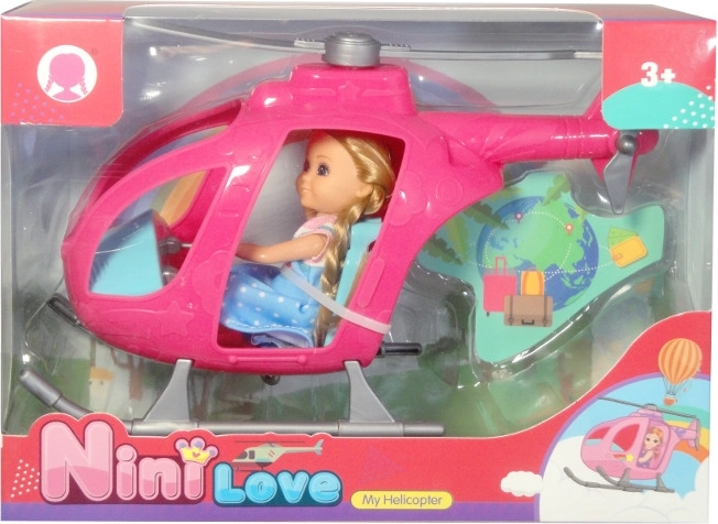 Muñeca con helicóptero