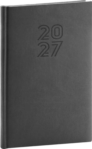Agenda semanal Notique Aprint 2027 gris 15 × 21 cm