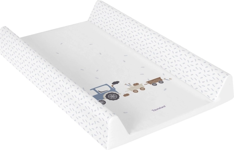 Träumeland colchón cambiador Little Farm blau 50 × 70 cm