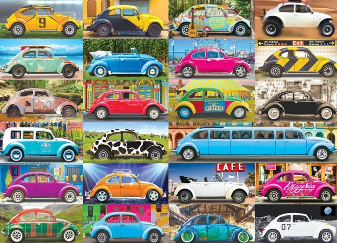 Puzzle Volkswagen Beetle: Escarabajo en la carretera 1000 piezas