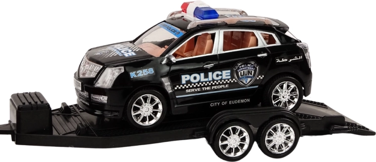 SUV policial todoterreno listo para la acción