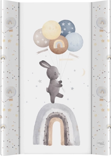 Ceba Baby cambiador con tabla rígida 50 × 70 cm Basic Rainbow Walk