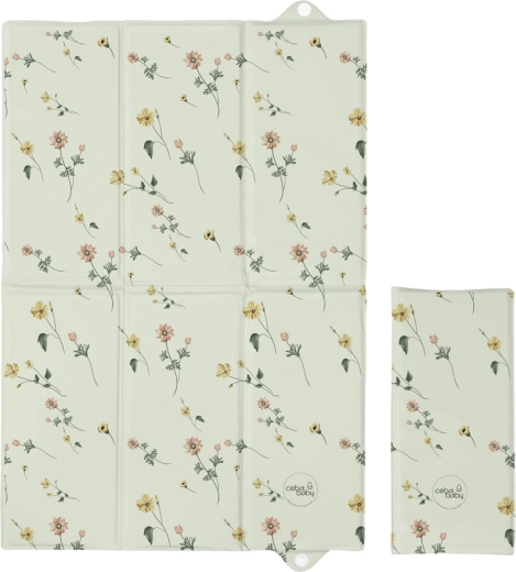 Ceba Baby cambiador de viaje plegable Basic floral breeze 60 × 40 cm