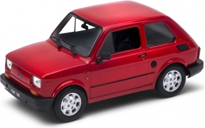 Modelo de coche Welly Fiat 126p Maluch 1:21 rojo