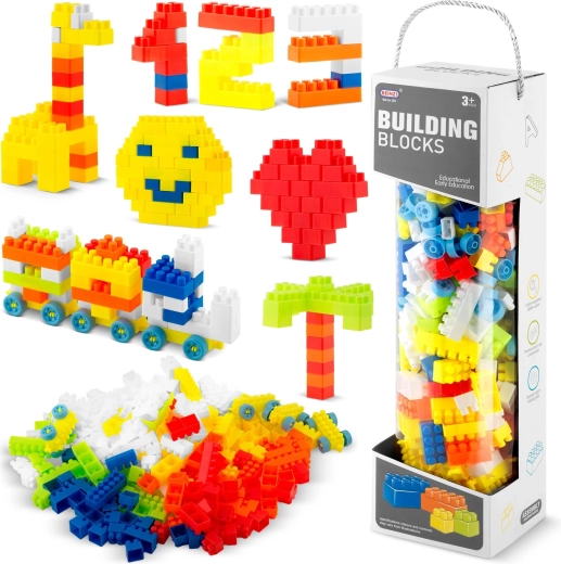 Bloques de construcción grandes RICOKIDS 300 piezas
