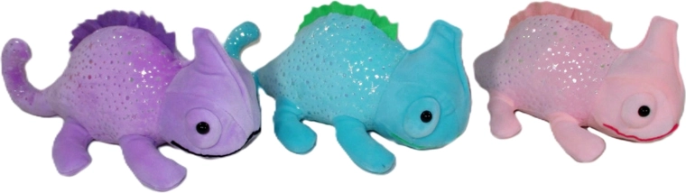 Camaleón de peluche 25 cm