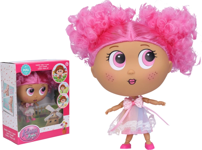 Muñeca con vestido festivo 18 cm