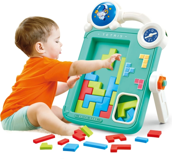 Divertida construcción con piezas de Tetris