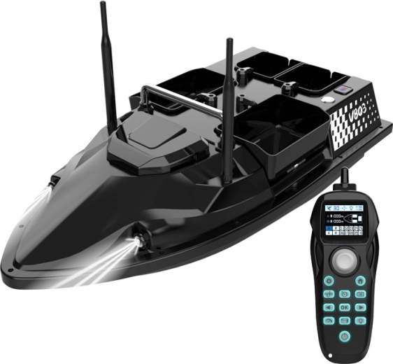Barco cebador Flytec V803 GPS con GPS y batería de 5200 mAh