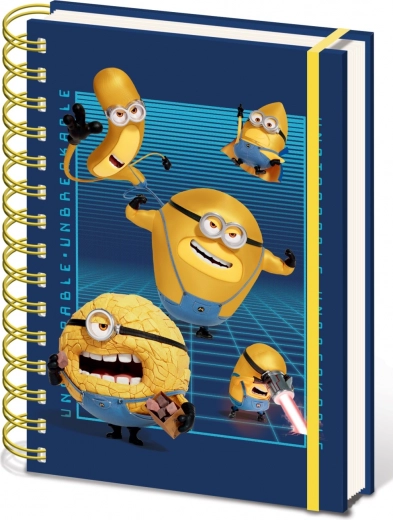 Bloc de espiral A5 2024 con motivo de los Minions