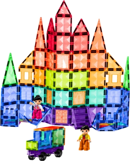 Grandes construcciones 3D con paneles transparentes