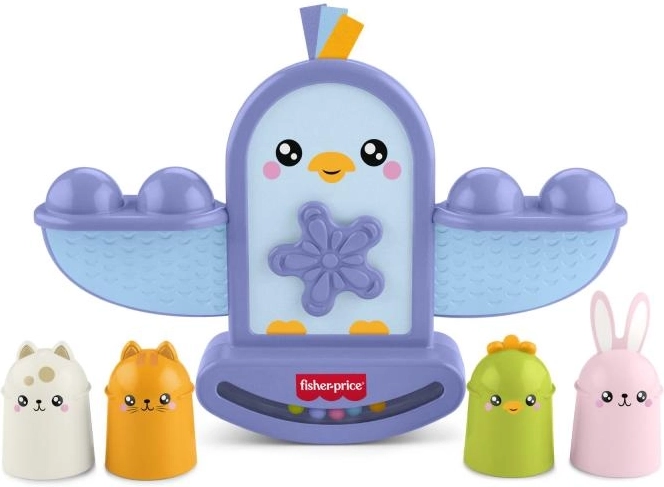 Fisher-Price pajarito balanceante con apilables de animales
