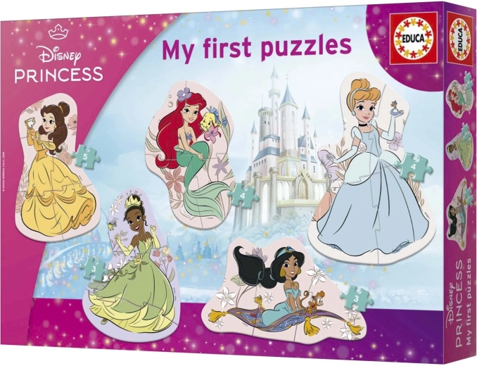 Puzzle progresivo Educa Baby Princesas 5 en 1 (3–8 piezas) - 1 unidad