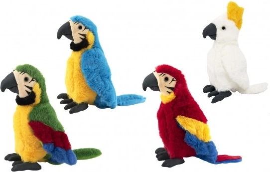 Loro de peluche 27 cm – compañero suave para abrazar en varios colores