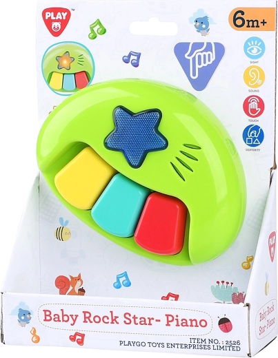 Playgo teclado infantil estrella de rock