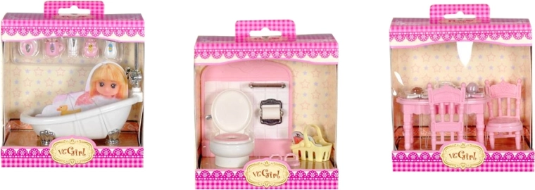 Set de muebles para muñeca - 1 pieza