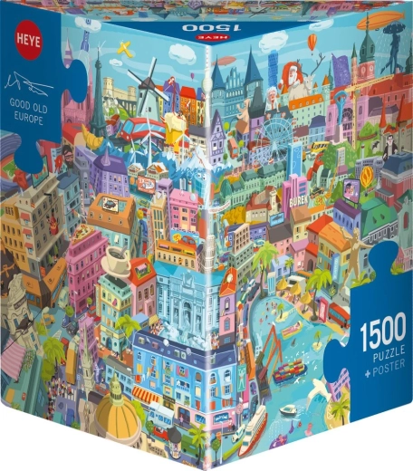 Puzzle Heye La vieja y buena Europa, 1.500 piezas
