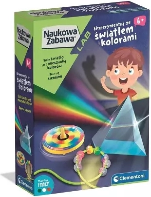 Clementoni luz y colores – set educativo de experimentos para niños