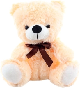 Osito de peluche con lazo 25 cm