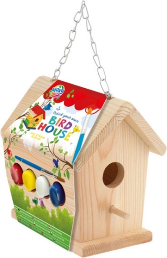 Set para pintar una casita para pájaros