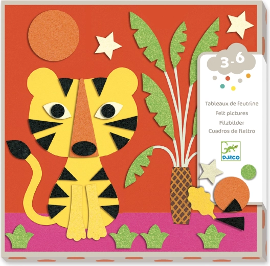 Collages de fieltro Dulce naturaleza DJECO