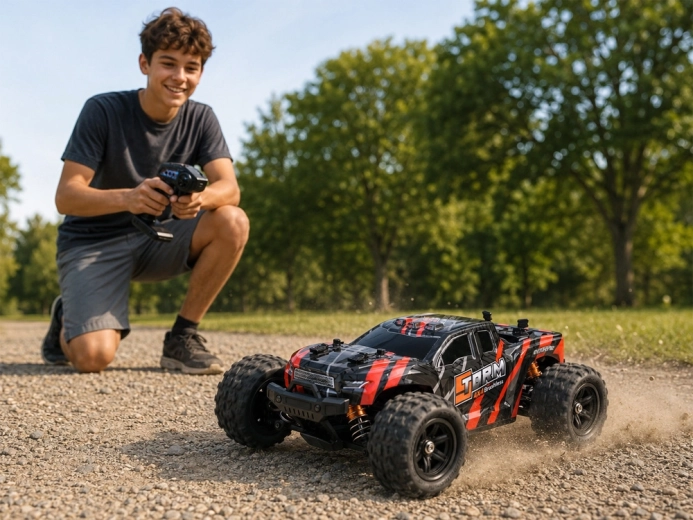4WD, amortiguadores y neumáticos todoterreno para estabilidad