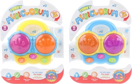 Tambores a pilas para los más pequeños con luces y sonidos