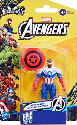 Hasbro Avengers figura Capitán América Anti-Venom 10 cm