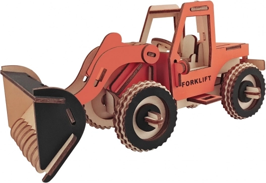 Puzzle 3D de madera Excavadora