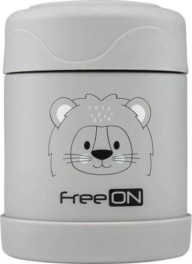 Recipiente térmico de acero inoxidable para alimentos FreeON 350 ml – Gris