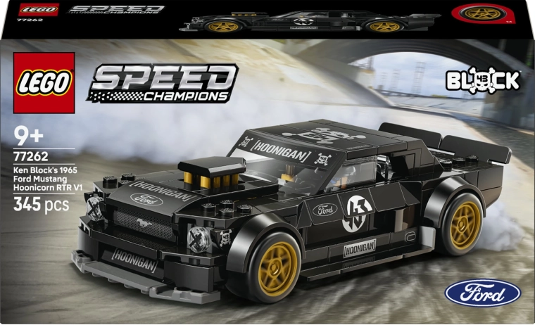 345 piezas y una minifigura de Ken Block
