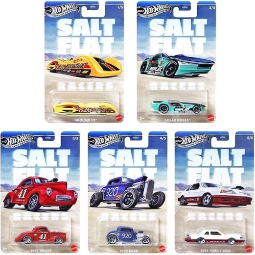 Modelo metálico Hot Wheels Salt Flat de la serie Silver Series